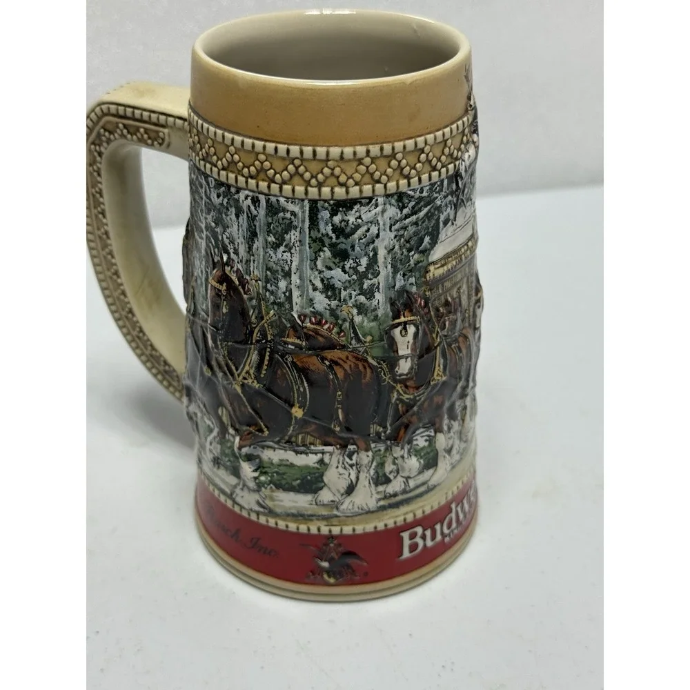 Rare Vintage 1987 Budweiser Holiday Beer 